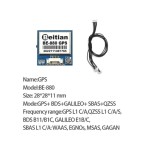 Beitian M10050 Integrated GPS Antenna Compatible with BE-126 BE-180 BE-220 BE-880 BE-880Q for RC Parts & Accs